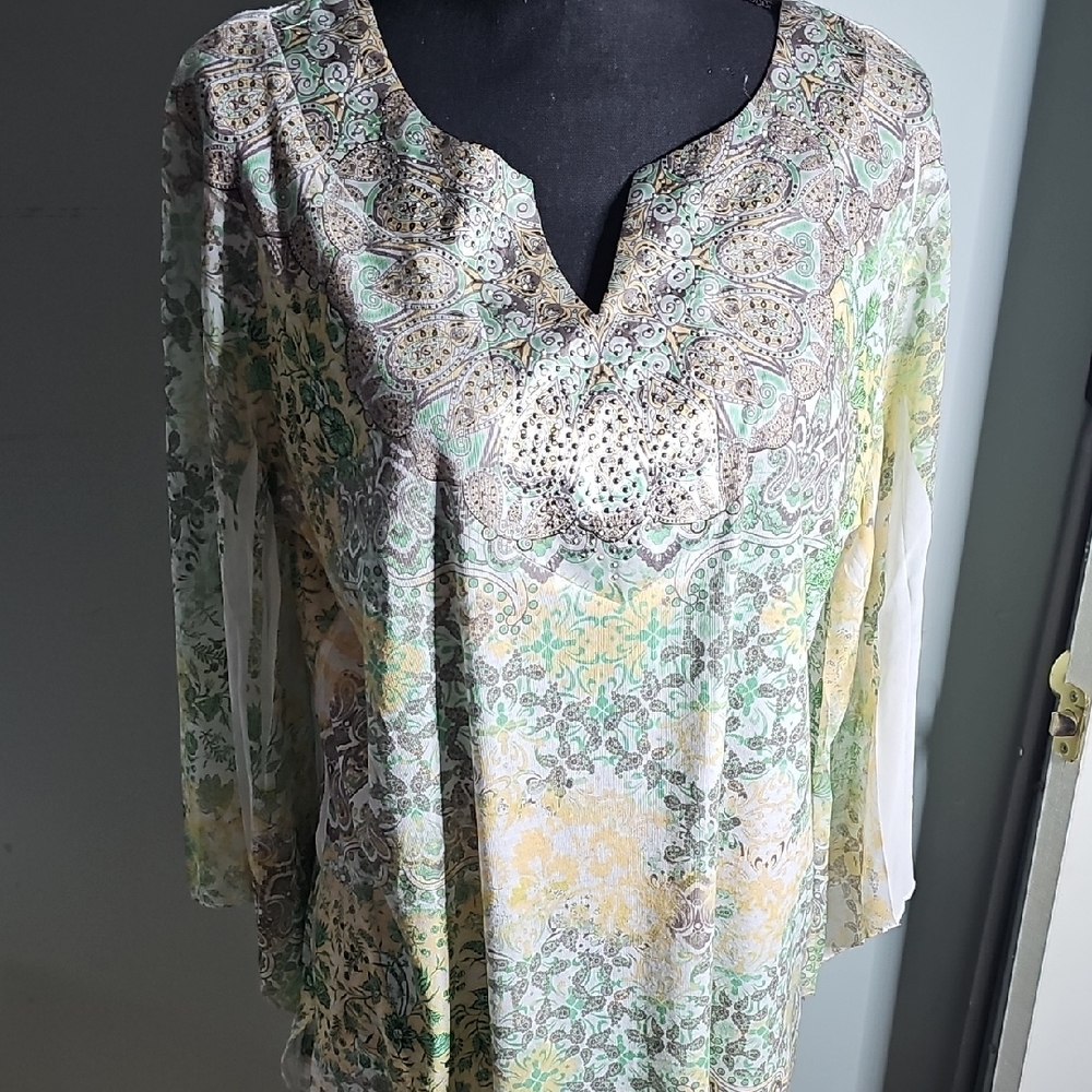 Floral Print Women's Top